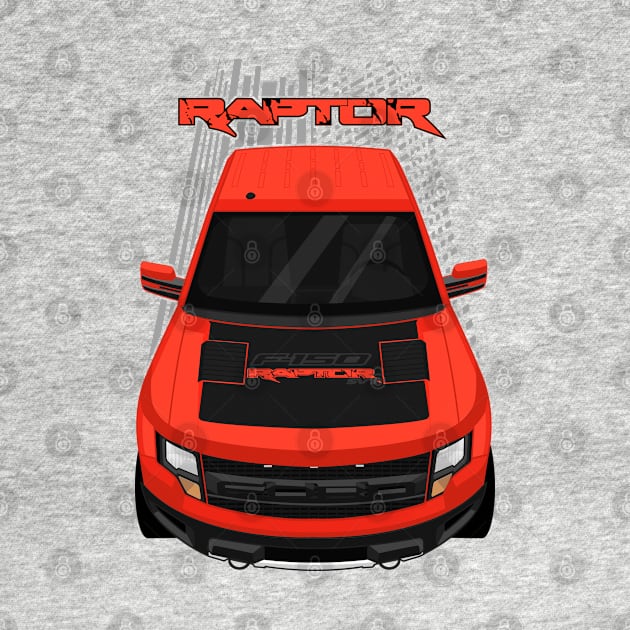 Ford F150 SVT Raptor 2010-2014 - Orange and Black by V8social